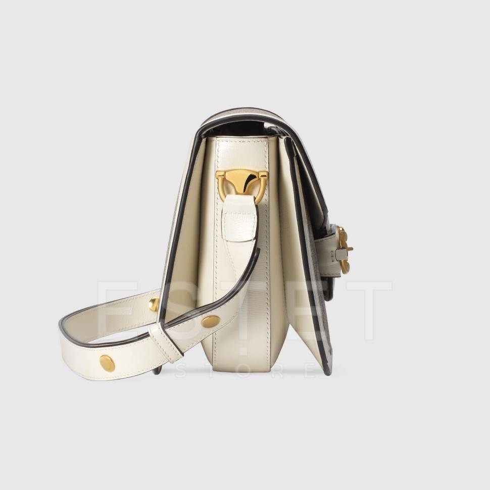 Сумка Gucci Horsebit Белая