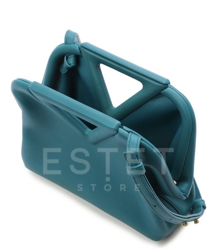 Сумка Bottega Veneta Small Point Бирюзовая