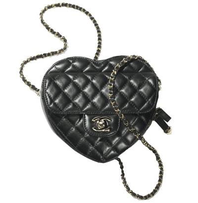 Сумка Chanel Love Heart 22S Черная