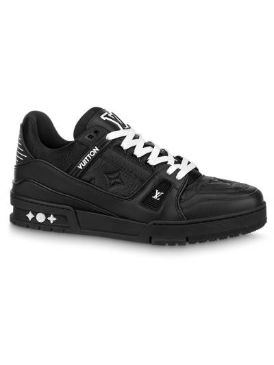 Кроссовки Louis Vuitton Lv Trainer Черные