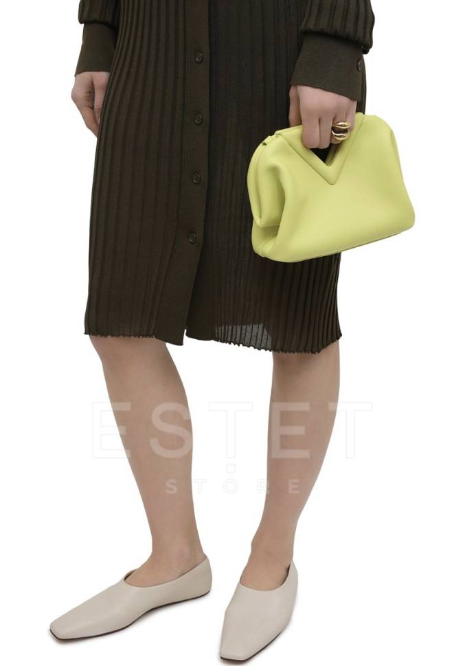 Сумка Bottega Veneta Small Point Желтая