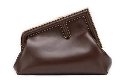 Сумка Fendi First Темно-коричневая
