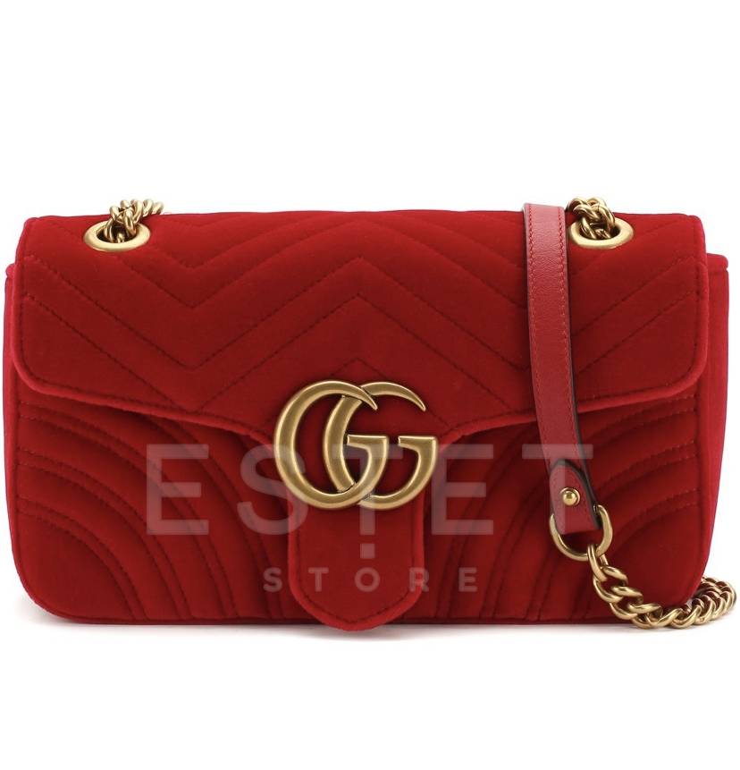 Gucci gg marmont red hotsell