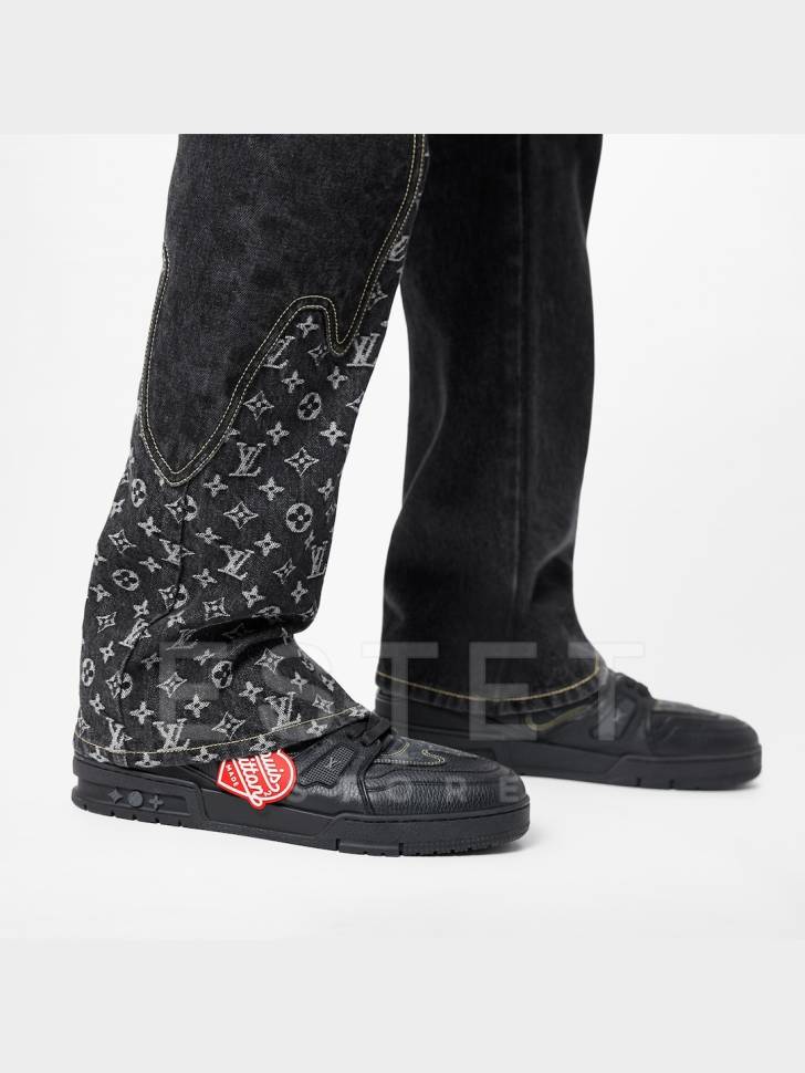 Кроссовки Louis Vuitton Lv Trainer Черные