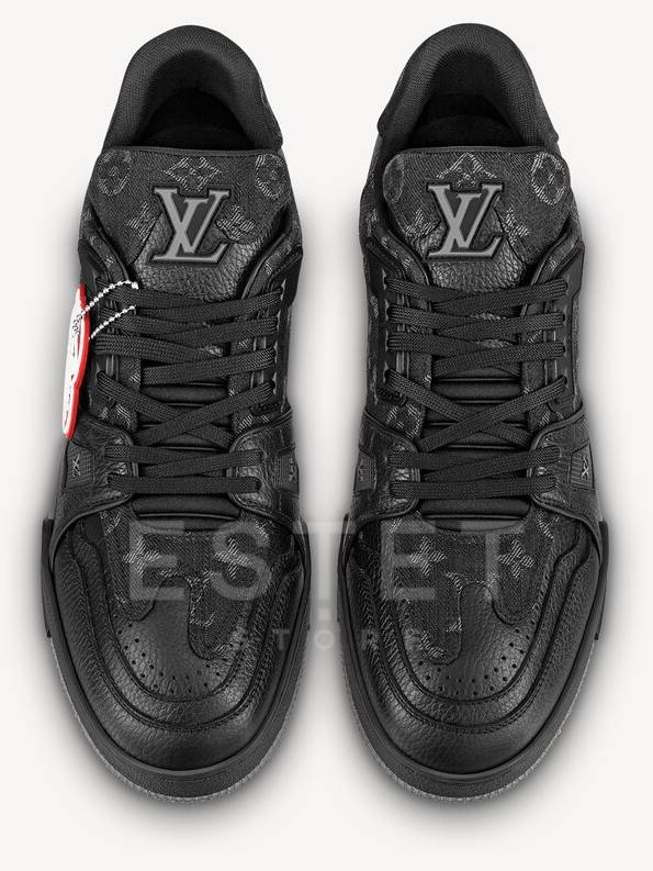 Кроссовки Louis Vuitton Lv Trainer Черные