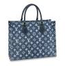 Сумка Louis Vuitton Onthego Mm Темно-синяя
