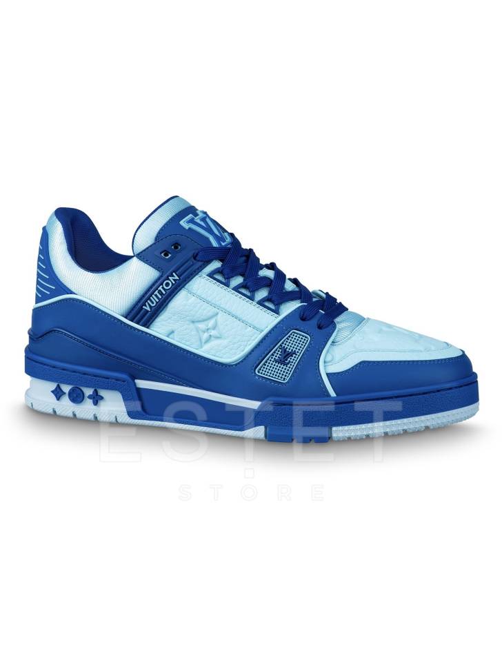Кроссовки Louis Vuitton Lv Trainer Голубые
