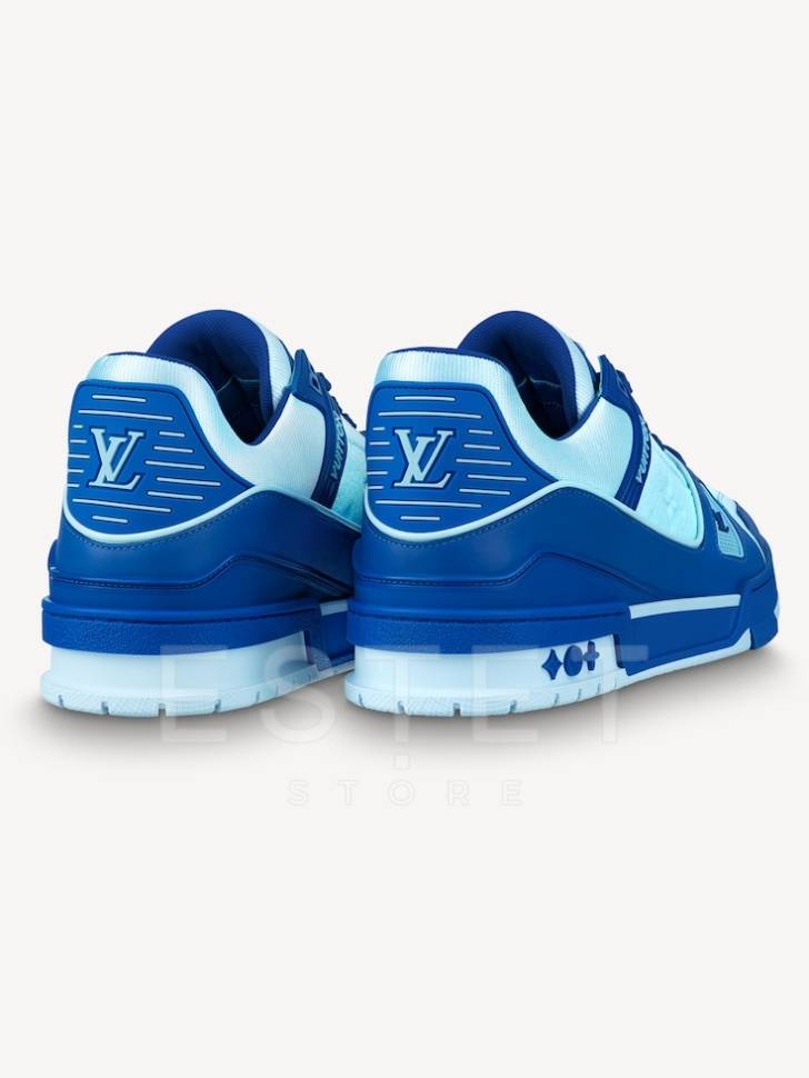 Кроссовки Louis Vuitton Lv Trainer Голубые