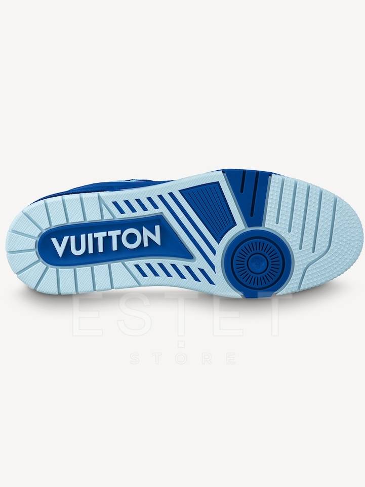 Кроссовки Louis Vuitton Lv Trainer Голубые