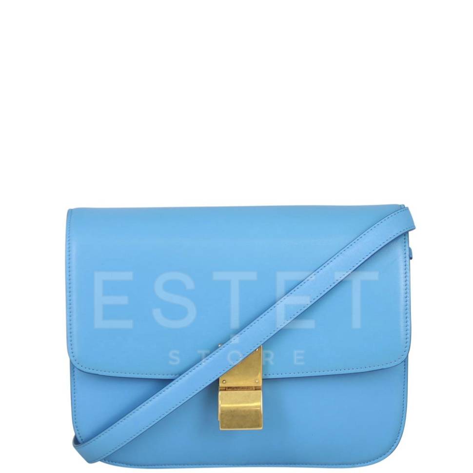Сумка Celine Medium Classic Bag In Box Синяя