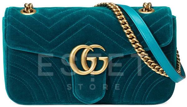 Сумка Gucci Gg Marmont Бирюзовая