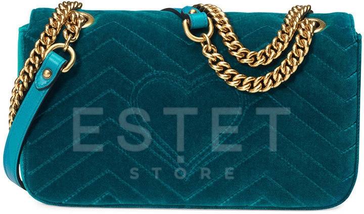 Сумка Gucci Gg Marmont Бирюзовая