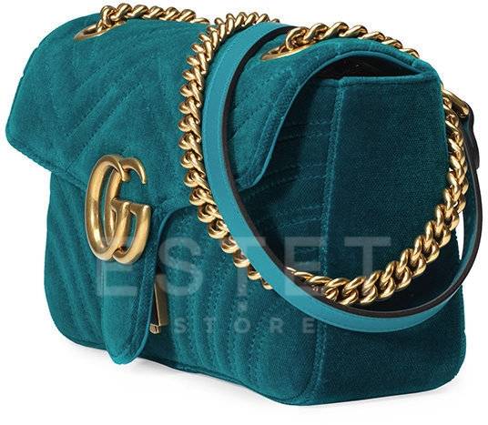 Сумка Gucci Gg Marmont Бирюзовая