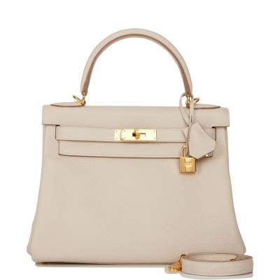 Сумка Hermes Herm Бежевая