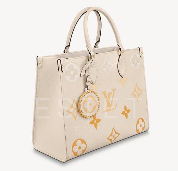 Сумка Louis Vuitton Onthego Mm Кремовая