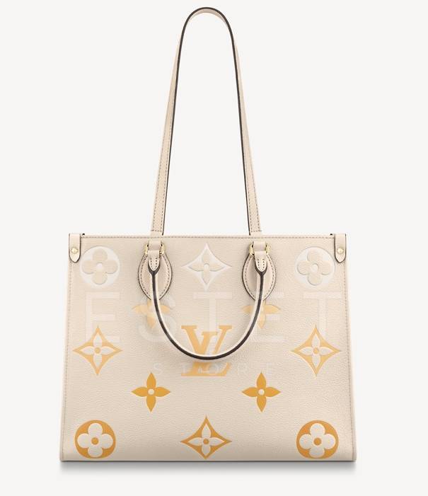 Сумка Louis Vuitton Onthego Mm Кремовая