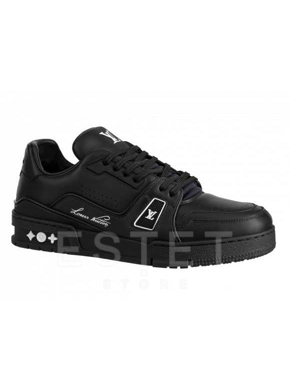Кроссовки Louis Vuitton Lv Trainer Line Черные