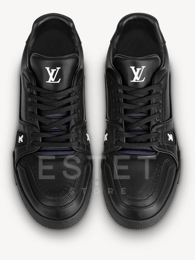 Кроссовки Louis Vuitton Lv Trainer Line Черные