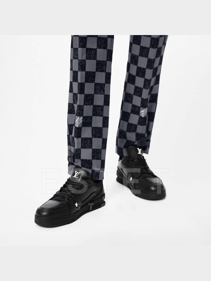 Кроссовки Louis Vuitton Lv Trainer Line Черные
