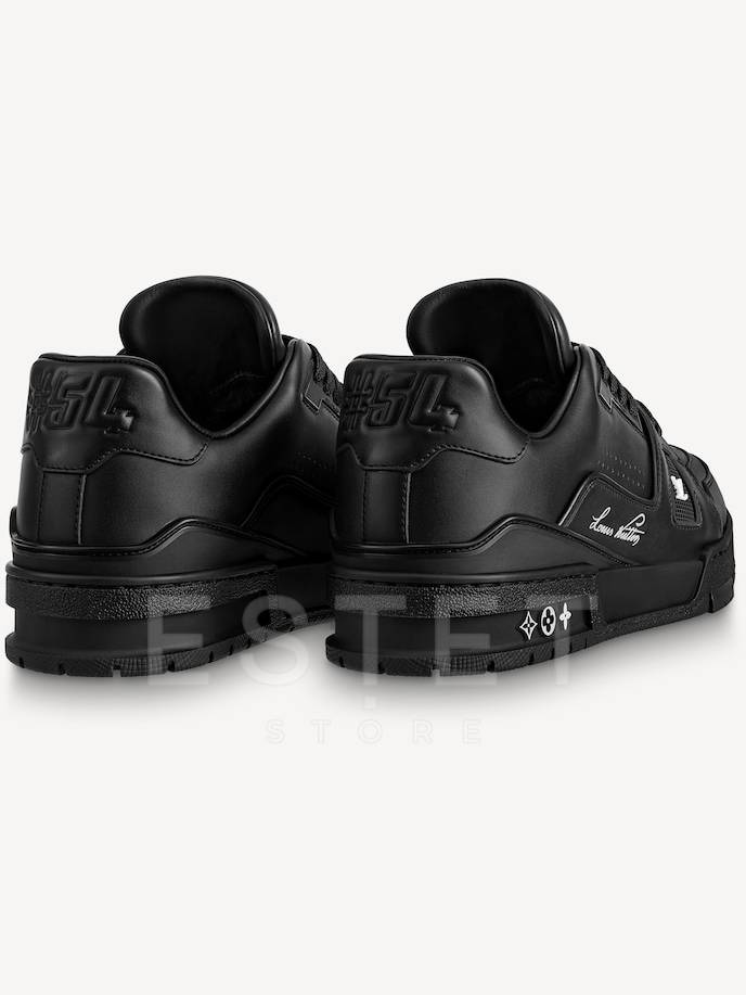 Кроссовки Louis Vuitton Lv Trainer Line Черные