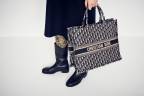 Сумка Dior Book Tote Темно-синяя