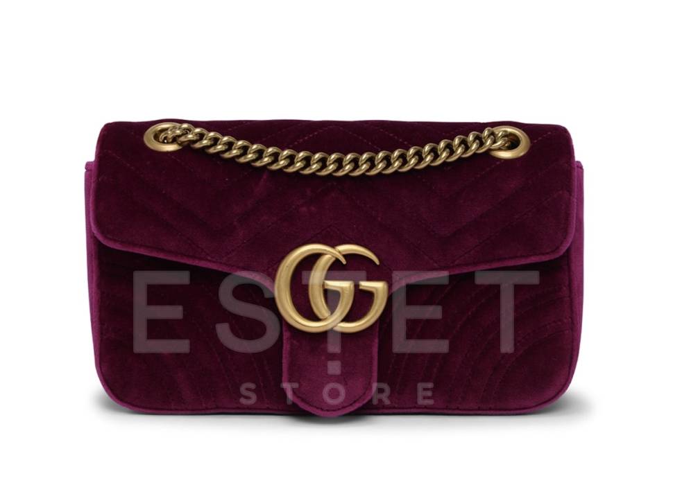 Сумка Gucci Gg Marmont Бордовая