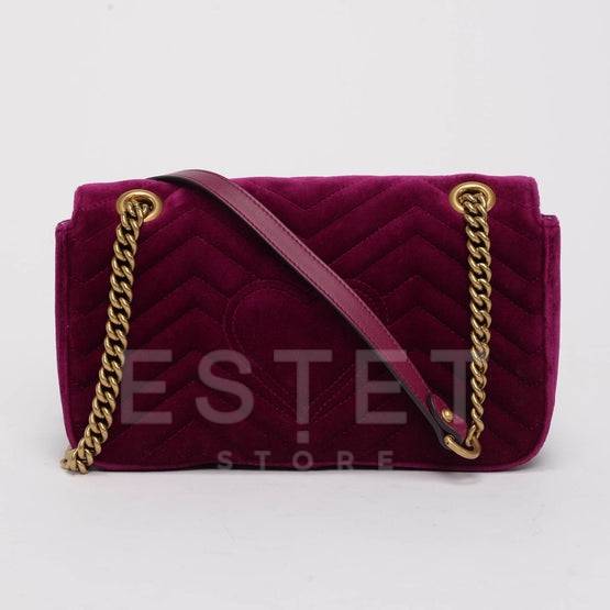 Сумка Gucci Gg Marmont Бордовая