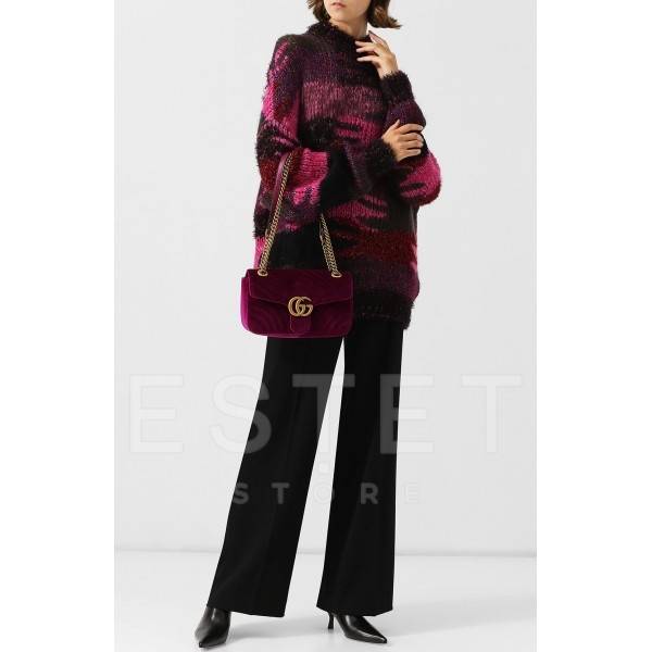 Сумка Gucci Gg Marmont Бордовая