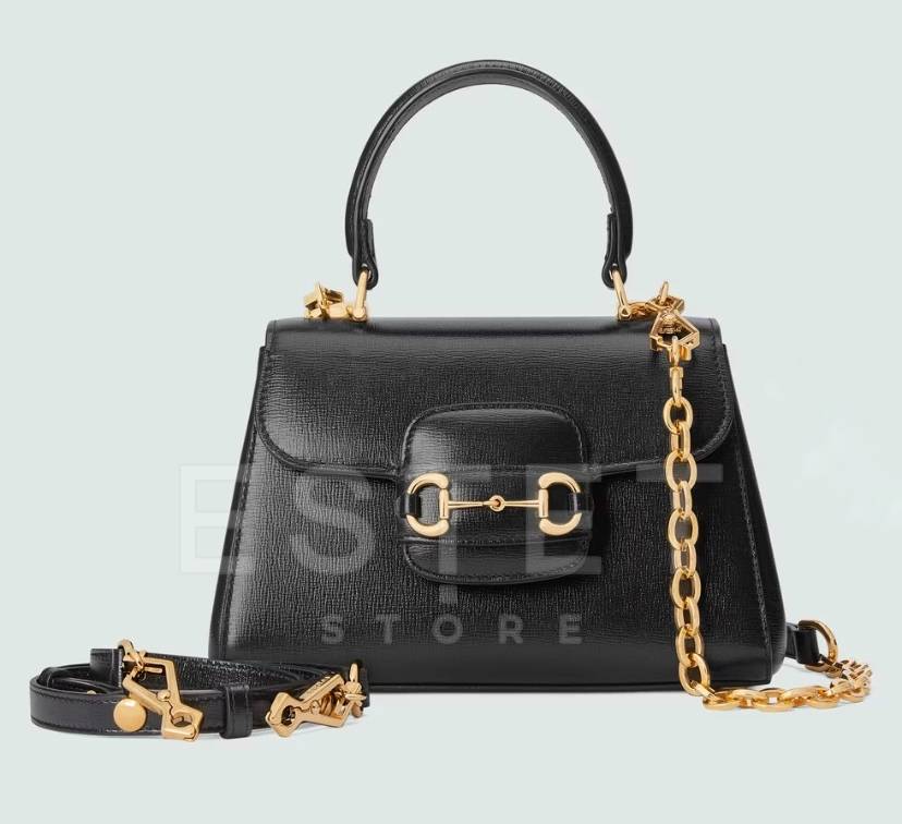 Сумка Gucci Horsebit 1955 Черная