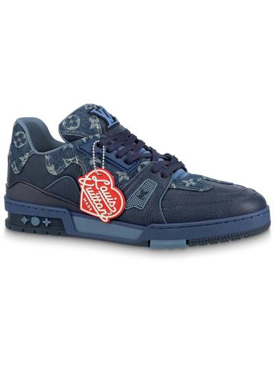 Кроссовки Louis Vuitton Lv Trainer Синие