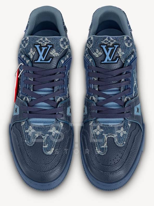 Кроссовки Louis Vuitton Lv Trainer Синие