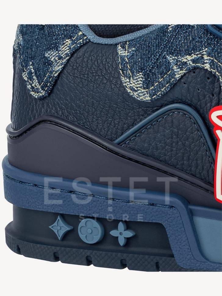 Кроссовки Louis Vuitton Lv Trainer Синие