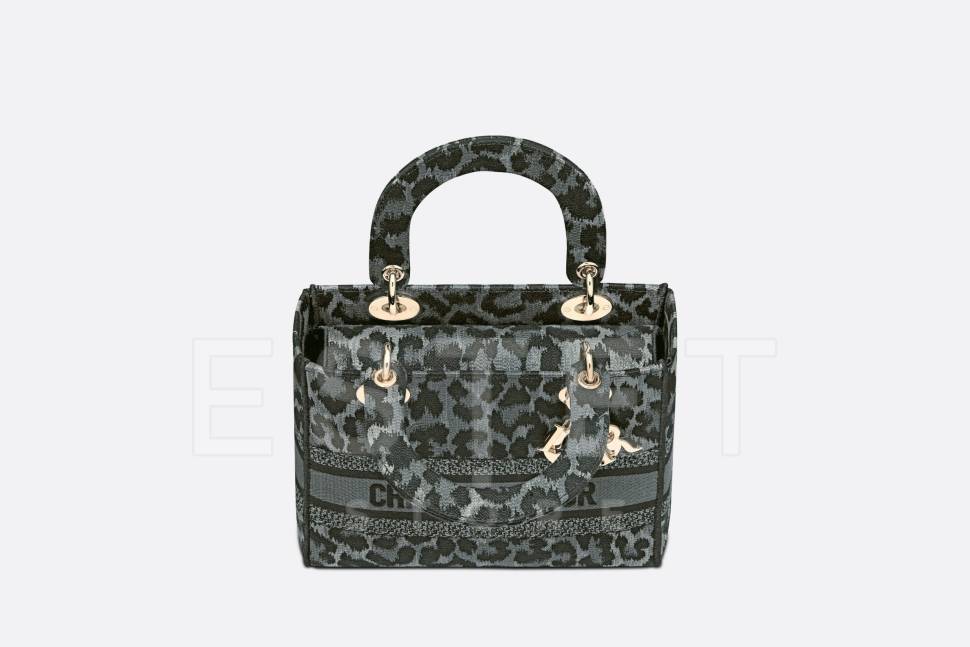 Сумка Dior Lady D-lite Серая