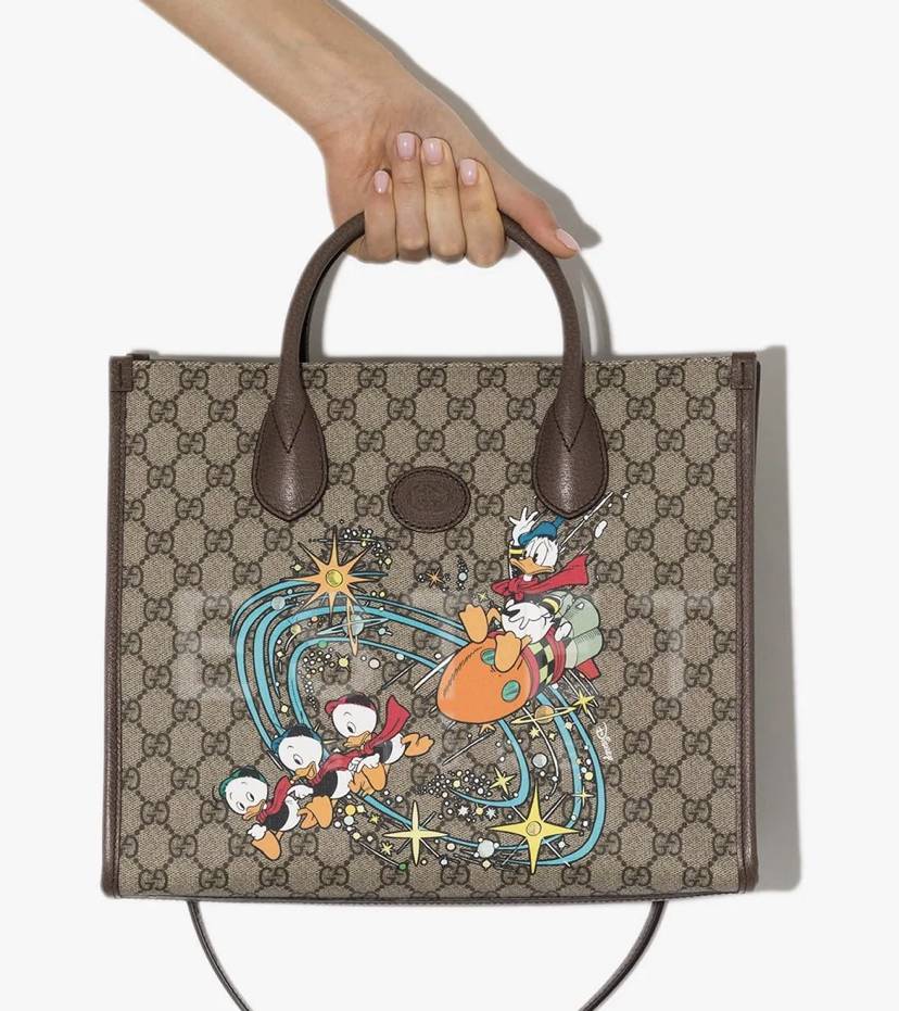 Сумка Gucci Donald Duck Коричневая