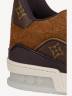 Кроссовки Louis Vuitton Lv Trainer Темно-коричневые