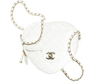 Сумка Chanel Love Heart 22S Белая