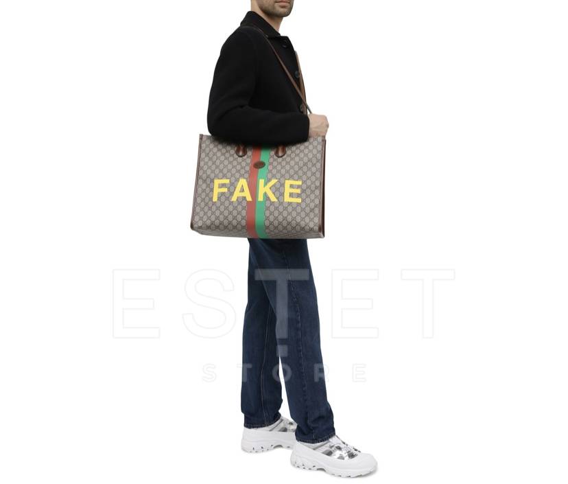 Сумка Gucci Fake Бежевая