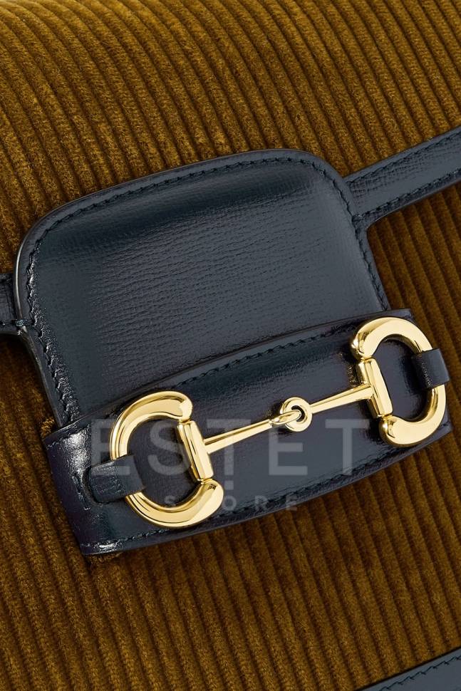 Сумка Gucci Horsebit 1955 Коричневая