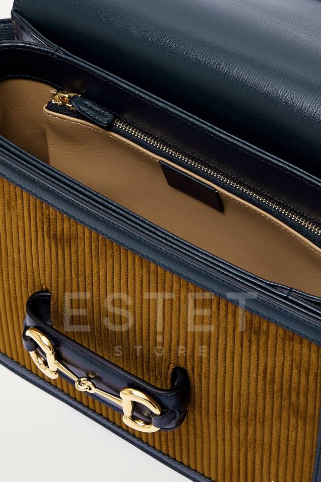 Сумка Gucci Horsebit 1955 Коричневая