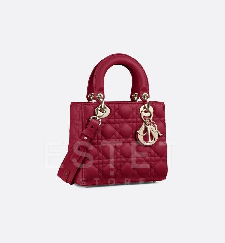 Сумка Dior Lady My Abcdior Вишневая