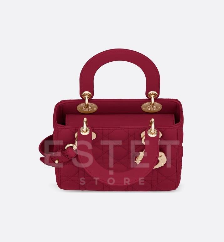 Сумка Dior Lady My Abcdior Вишневая