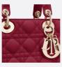 Сумка Dior Lady My Abcdior Вишневая