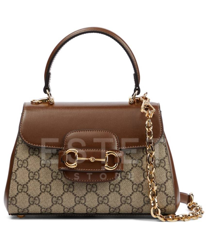 Сумка Gucci Horsebit 1955 Коричневая