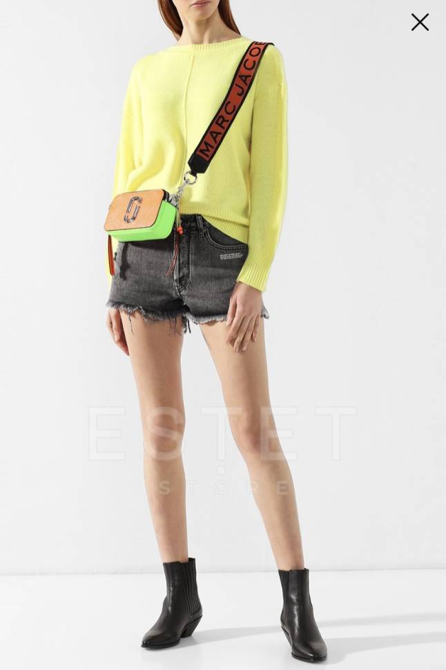 Сумка Marc Jacobs Snapshot Оранжевая