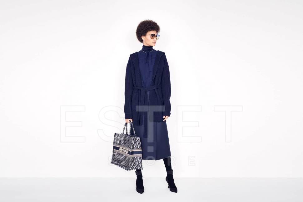 Сумка Dior Book Tote Темно-синяя