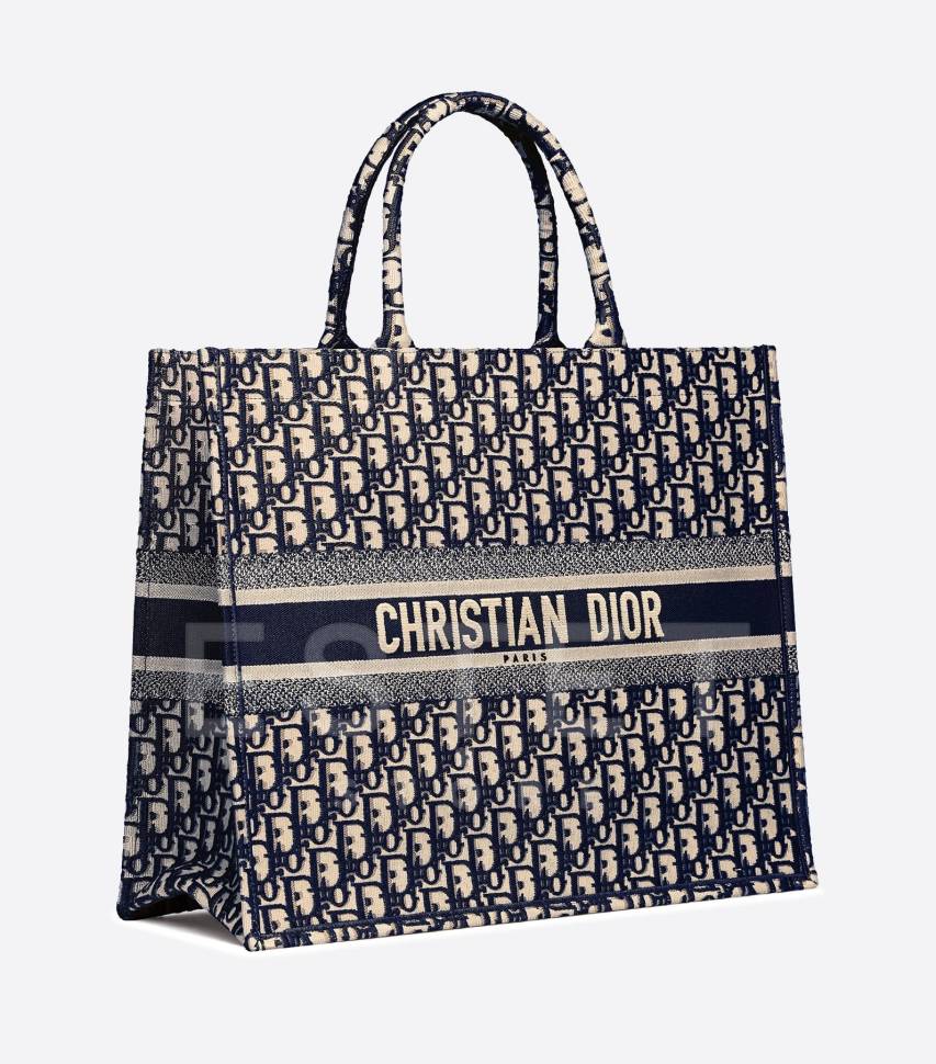 Сумка Dior Book Tote Темно-синяя