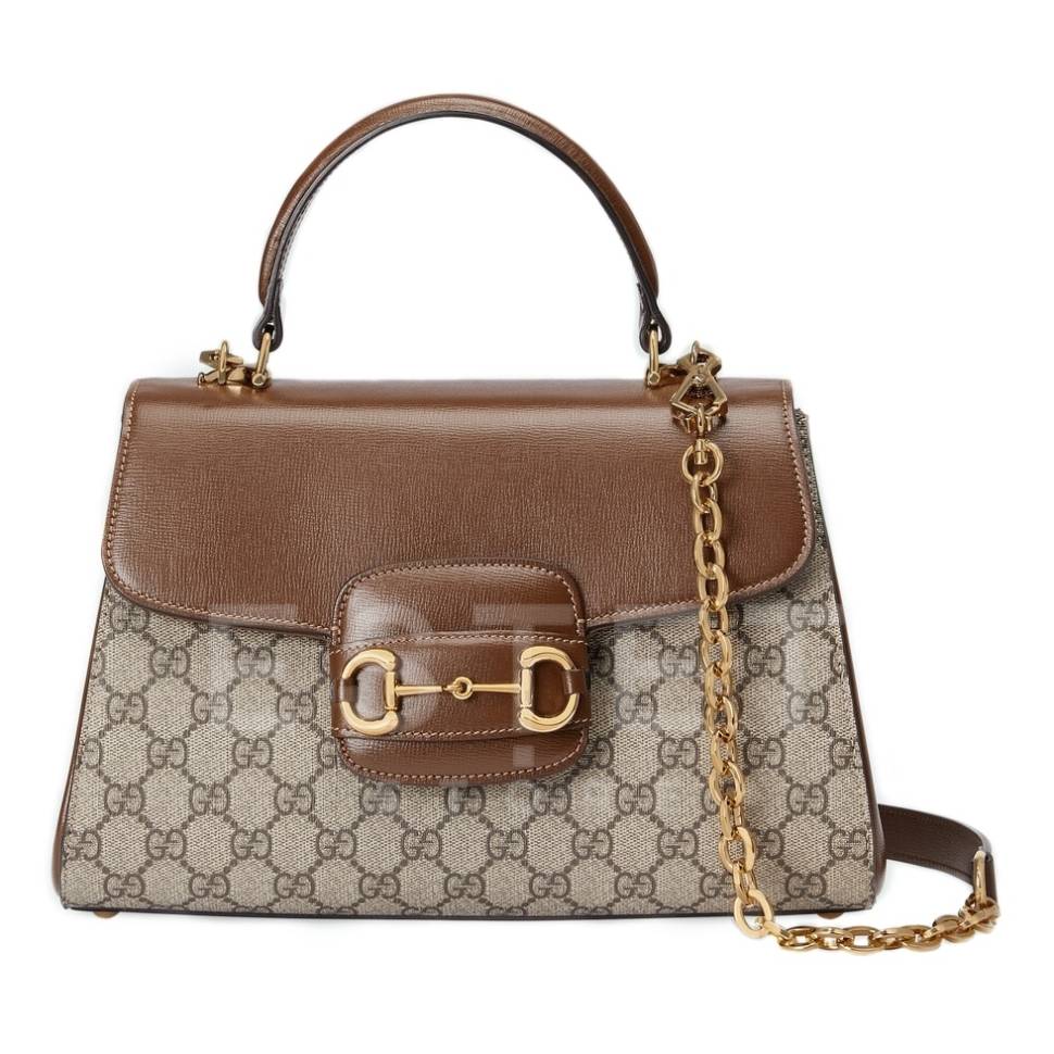 Сумка Gucci Horsebit 1955 Коричневая