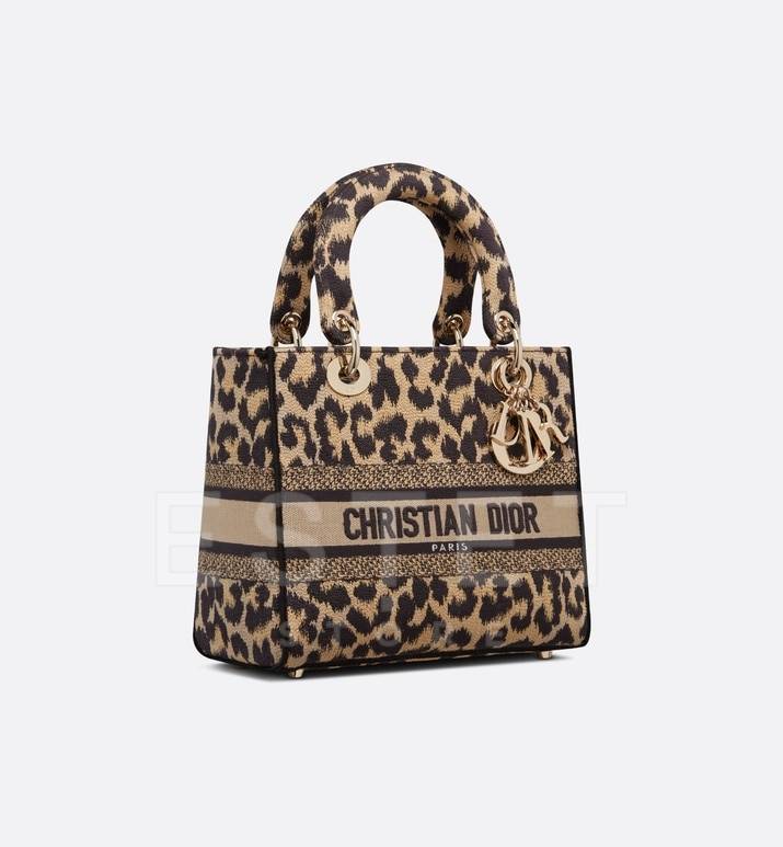 Сумка Dior Lady D-lite Бежевая