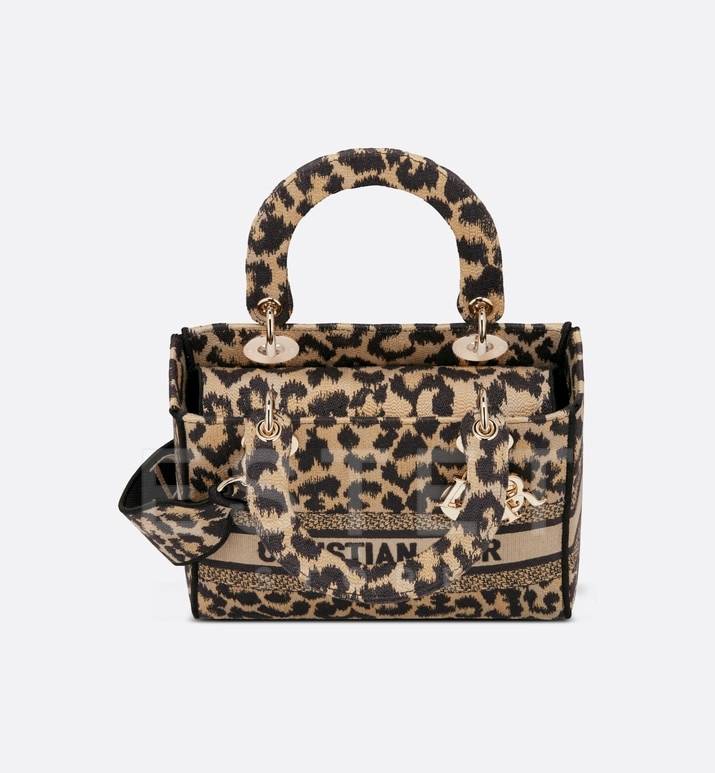Сумка Dior Lady D-lite Бежевая