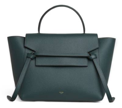 Сумка Celine Mini Belt Bag Темно-зеленая